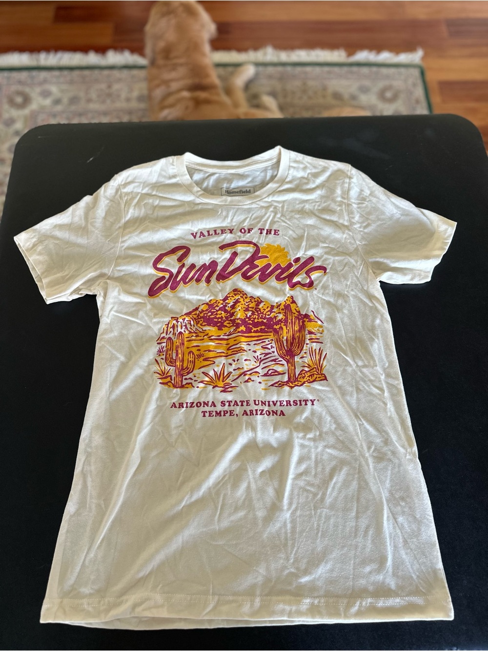 Homefield Arizona State University Sun Devils Graphic Tee - White Mens Medium